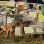 A variety of traditional foods on display