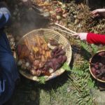 Root Vegetables in a Cedar Bowl
